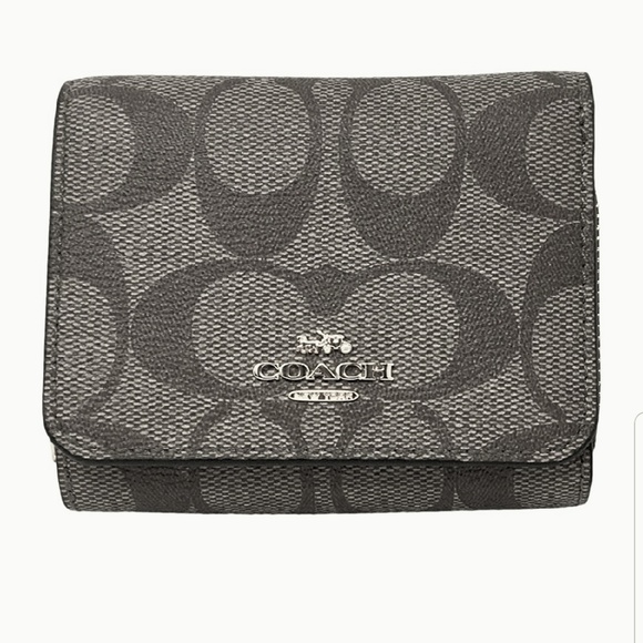 Coach Handbags - COACH Signature Trifold Wallet